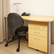 Desk and chair
