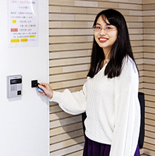 Self-locking doors