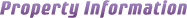 Property Information